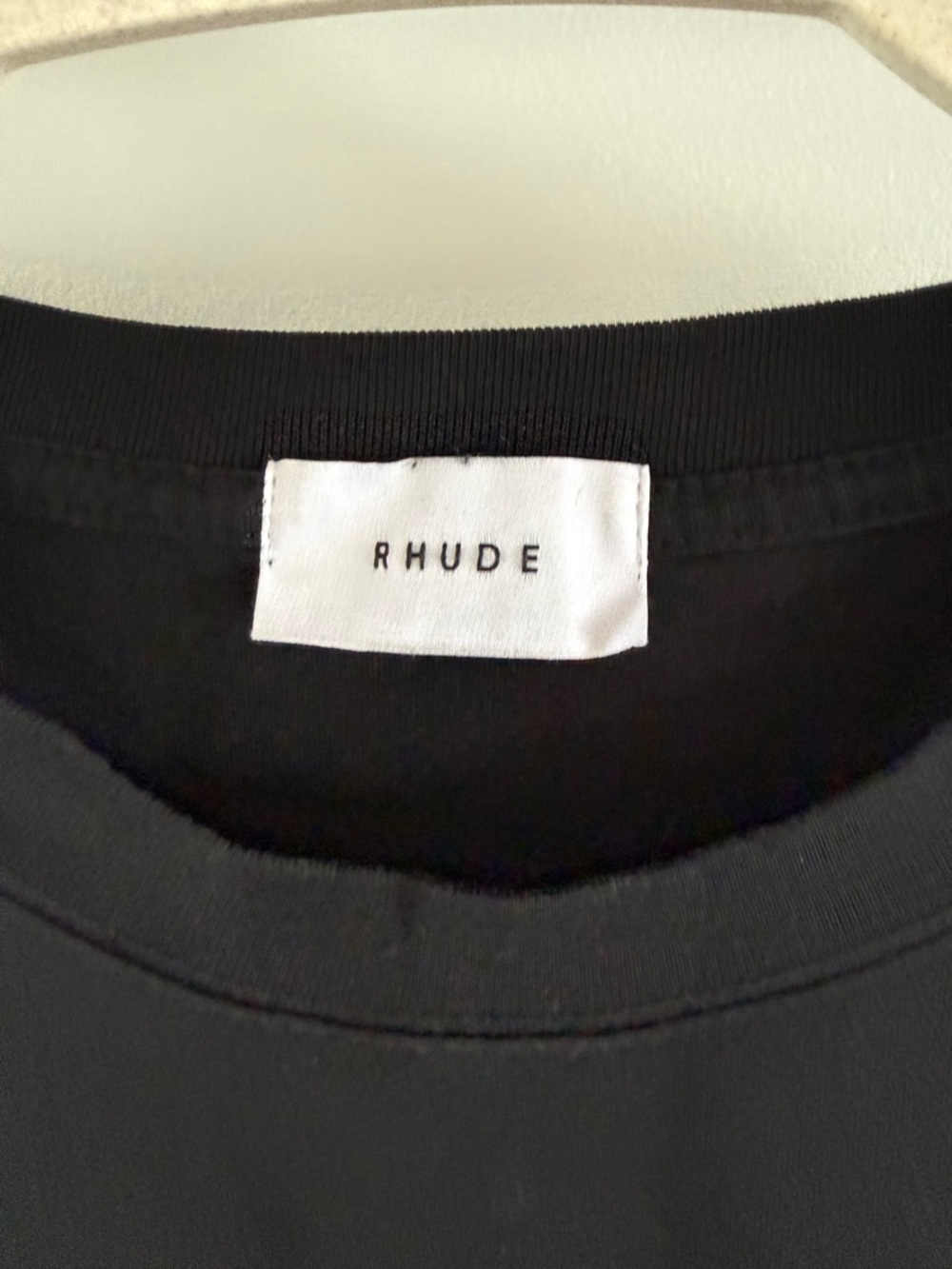 Rhude Black Logo Tee - Picture 2 of 4